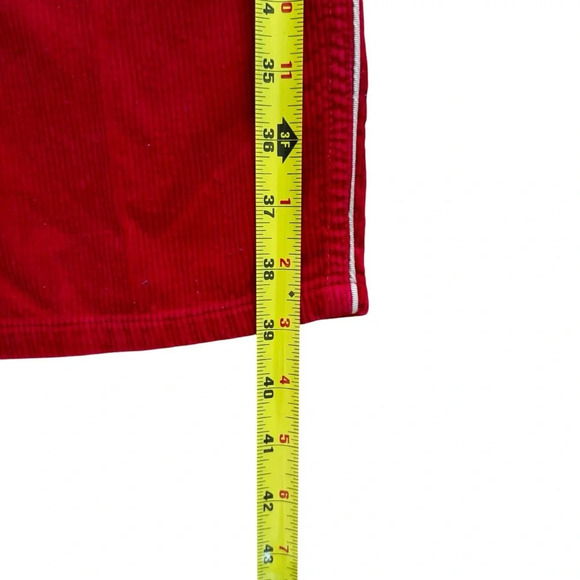 Vintage Andrew St. John Red Corduroy Pants Straight Cotton Retro M y2k - Picture 7 of 10